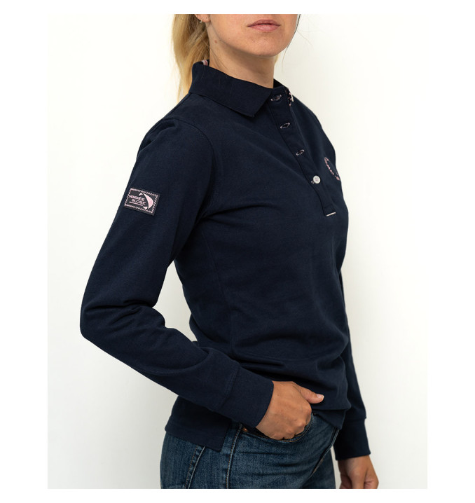 Polo Manche Longue Tangon Marine | Vendée Globe