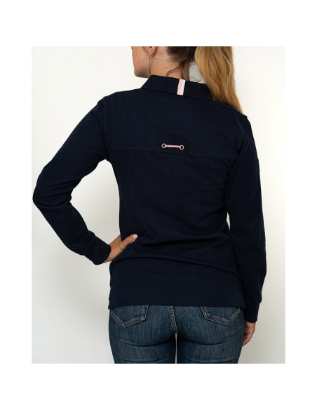 Polo Manche Longue Tangon Marine | Vendée Globe