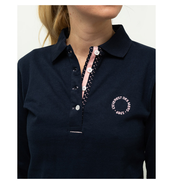 Polo Manche Longue Tangon Marine | Vendée Globe