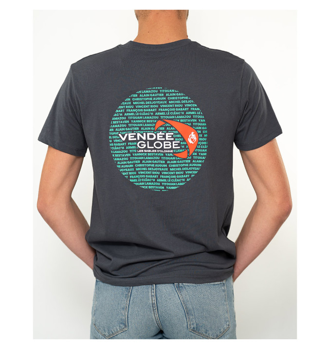 T-Shirt Globe Winner Gris Foncé | Vendée Globe