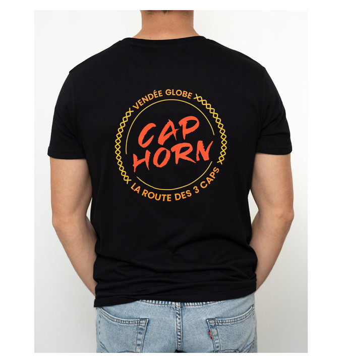 T-Shirt Cap Horn Noir | Vendée Globe